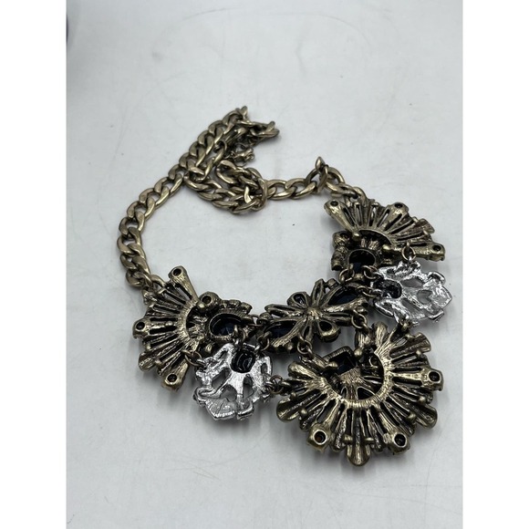 Chloe + Isabel Crystal Dramatic
Elegant Deco Fanfare Necklace Gold Tone Chain - Picture 15 of 15